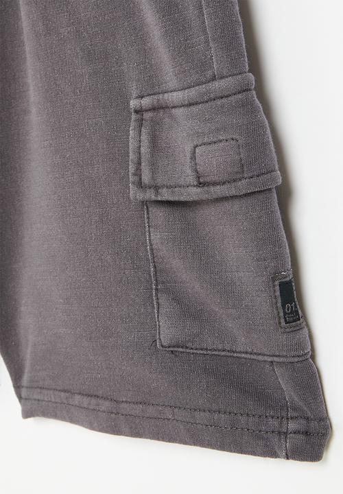 Cotton On - Harry cargo short - rabbit grey
