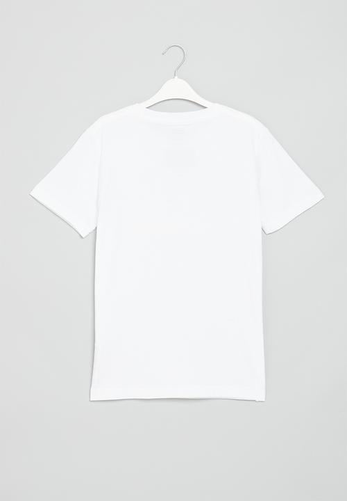 Levi’s® - Lvb layered poster logo tee - bright white