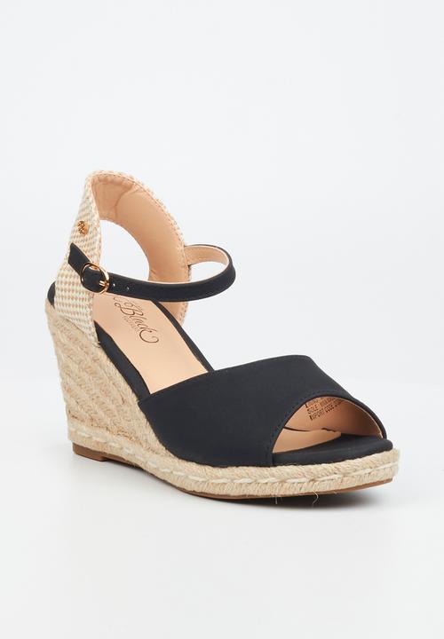 Miss Black - Jojo 2 wedge heel - black1