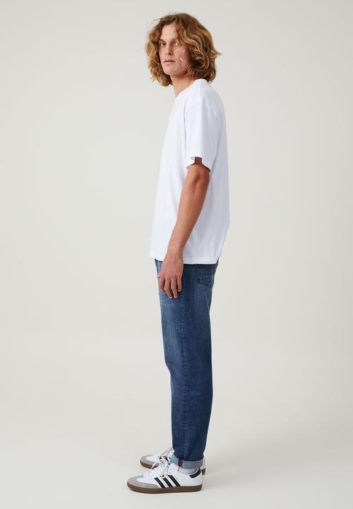 Cotton On - Relaxed tapered jean - backyard blue