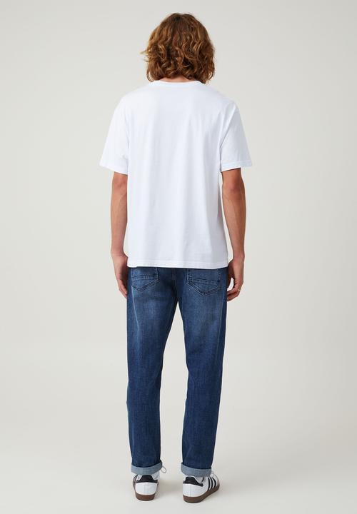 Cotton On - Relaxed tapered jean - backyard blue