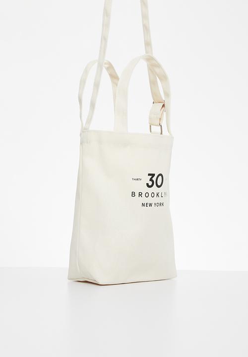 Pop Candy - Brooklyn tote bag - white
