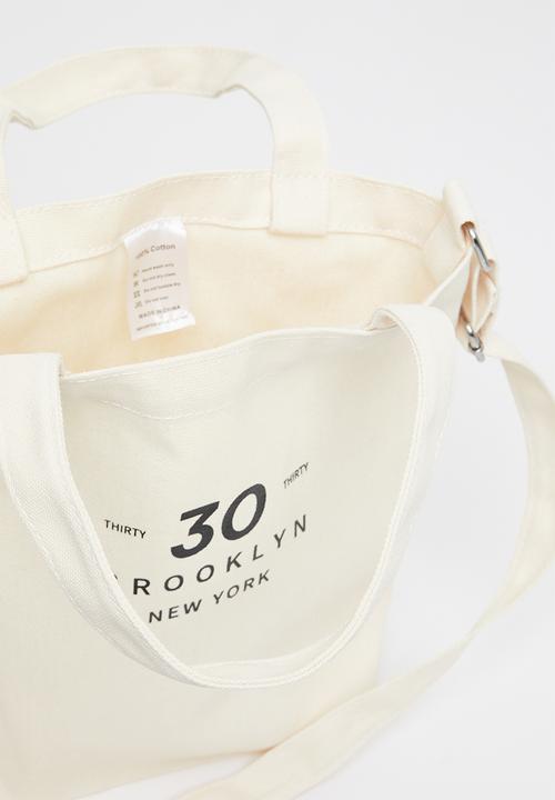 Pop Candy - Brooklyn tote bag - white