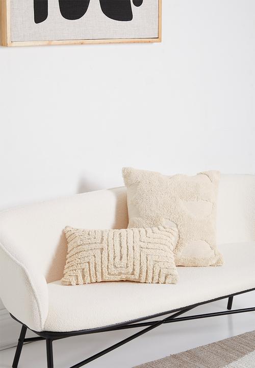 Sixth Floor - Amala tufted cushion cover- natural