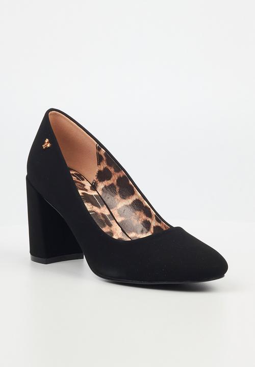 Butterfly Feet - Kiara 2 block heel - black