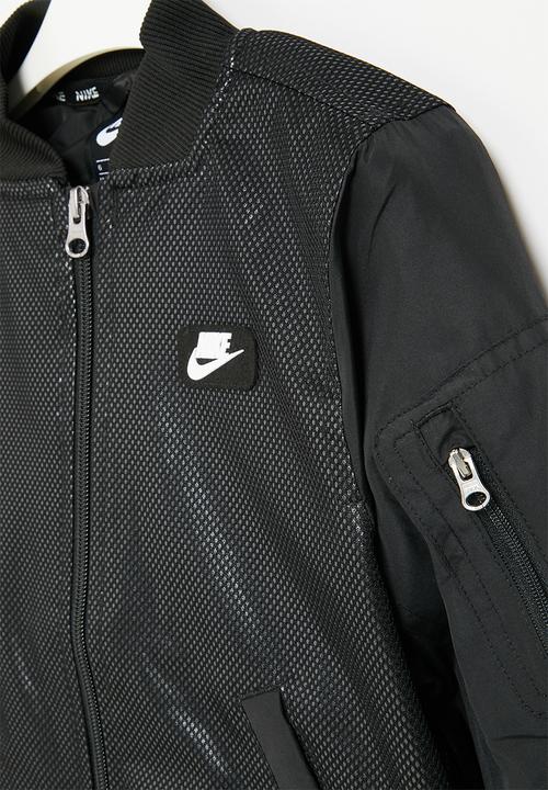 Nike - Nkn lt wt padded bomber - black / white
