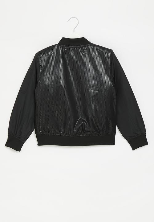Nike - Nkn lt wt padded bomber - black / white
