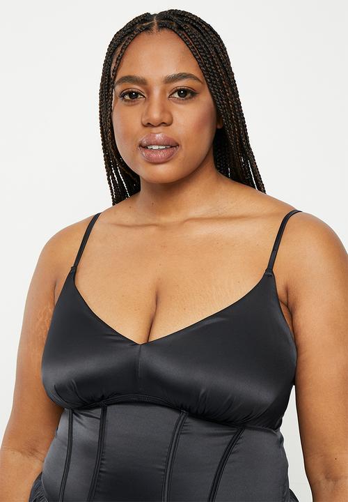 RAYE - Plus regardless teddy - black