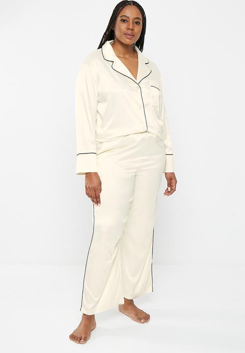 RAYE - Plus regardless pyjama top - ivory