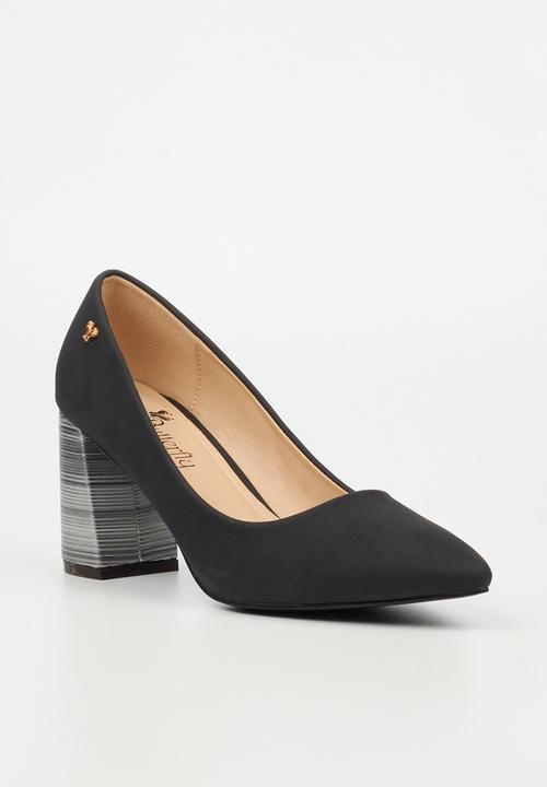 Butterfly Feet - Lissa 2 court heel - black