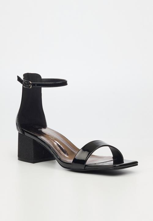 Butterfly Feet - Shimmer 1 block heel - black