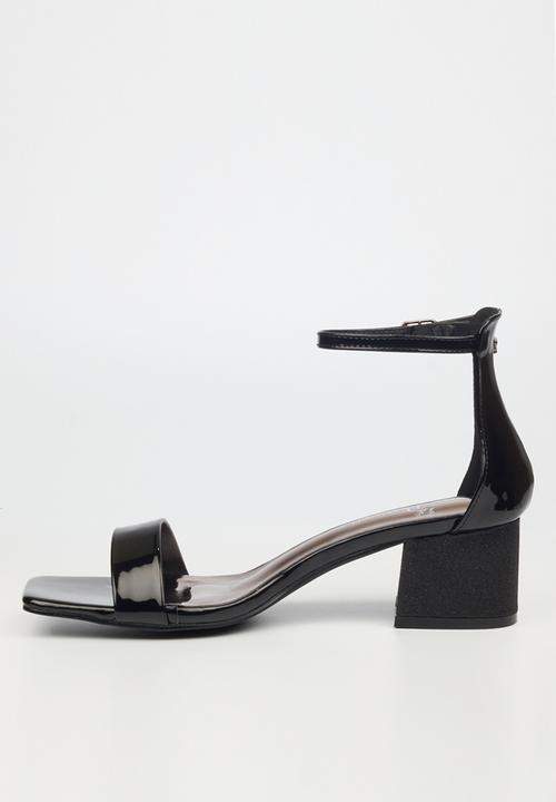 Butterfly Feet - Shimmer 1 block heel - black