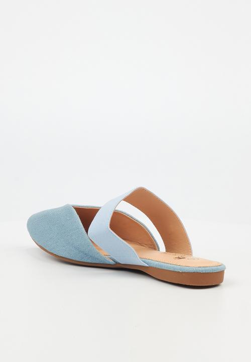 Butterfly Feet - Kacie 1 Mule - Blue