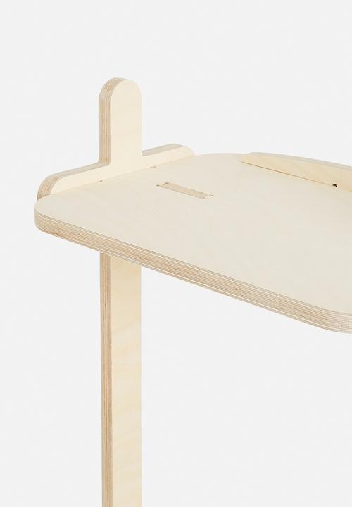 Native Decor - Splayed 4-tier shelf - natural