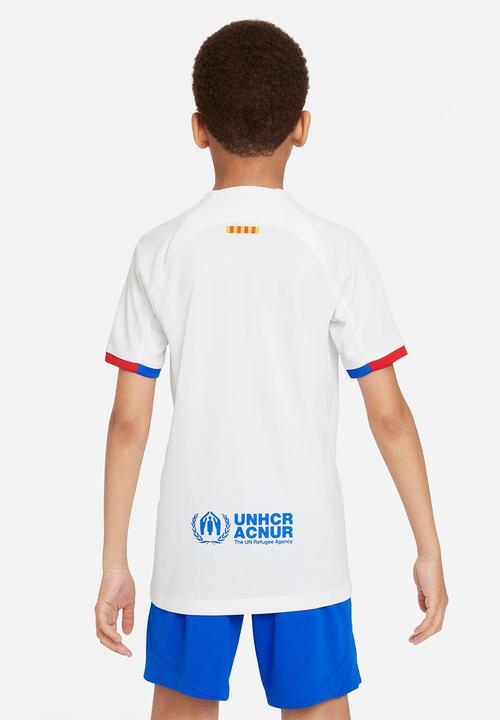 Nike - Fcb y nk df stad jersey short sleeve aw - white/royal blue/royal blue