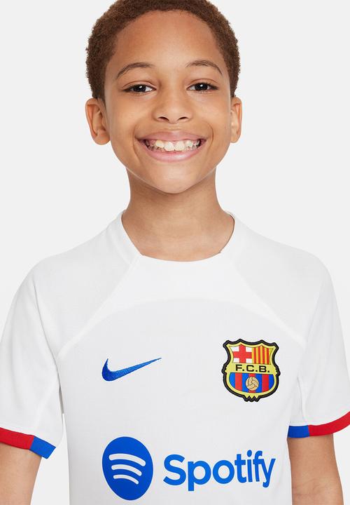 Nike - Fcb y nk df stad jersey short sleeve aw - white/royal blue/royal blue
