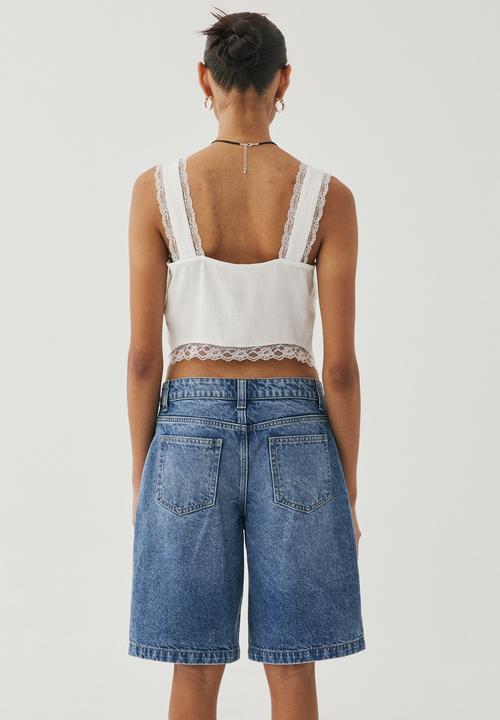 Supré  - Tillie cut away top - white
