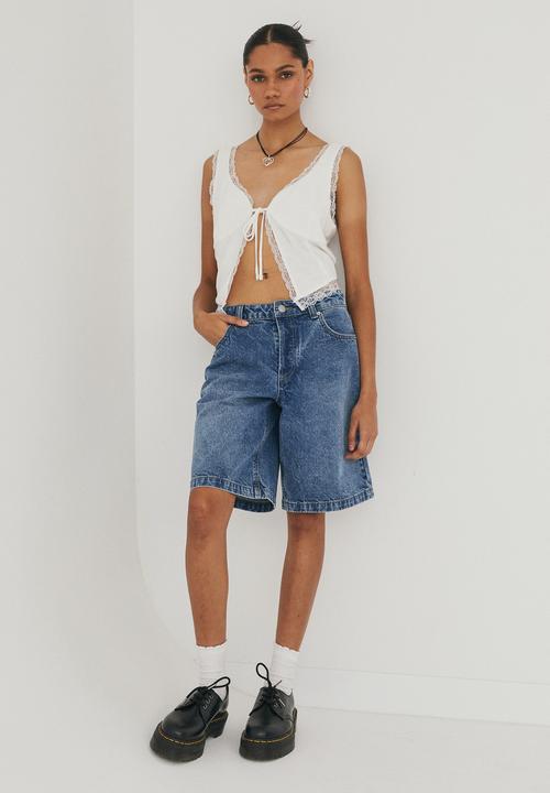 Supré  - Tillie cut away top - white