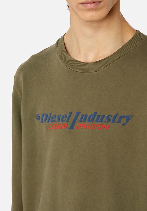 Diesel  - S-ginn-ind sweatshirt - 5jxdiesel - khaki