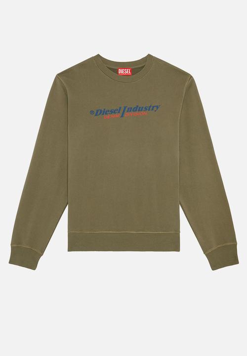 Diesel  - S-ginn-ind sweatshirt - 5jxdiesel - khaki