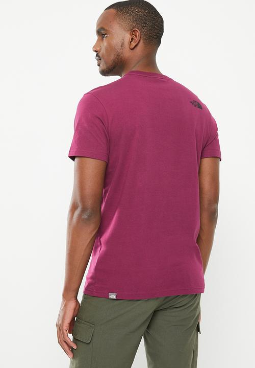 The North Face - M short sleeve never stop exploring tee - boysenberry 
