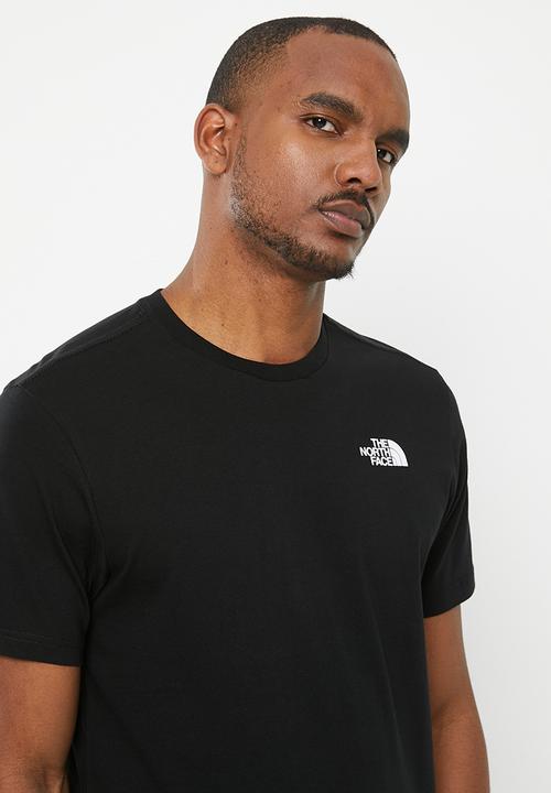 The North Face - M short sleeve mountain outline tee - tnf black - tnf white 