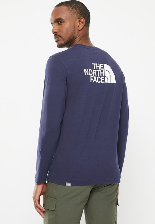 The North Face - M long sleeve easy tee - eu  - summit navy 