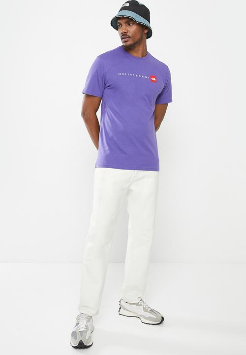 The North Face - M short sleeve never stop exploring tee - cave blue 