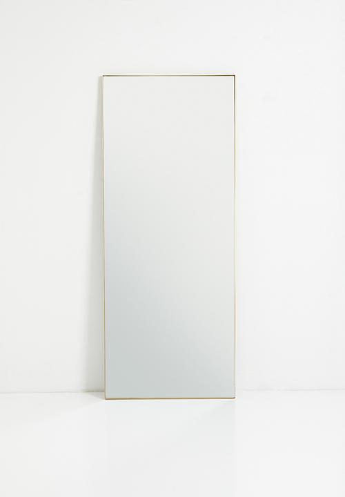 Sixth Floor - Alexa leaning mirror - gold