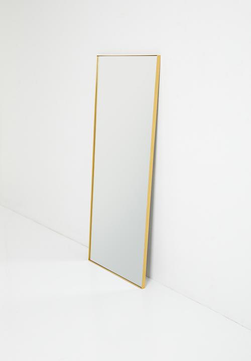 Sixth Floor - Alexa leaning mirror - gold