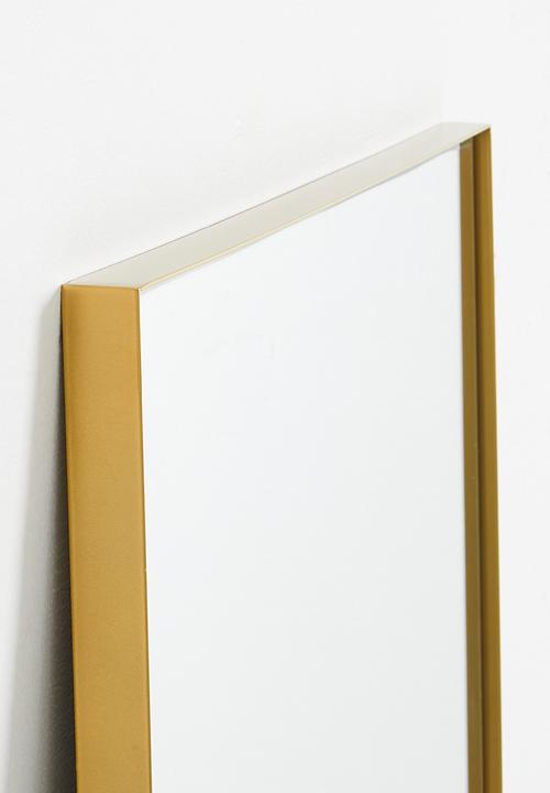Sixth Floor - Alexa leaning mirror - gold