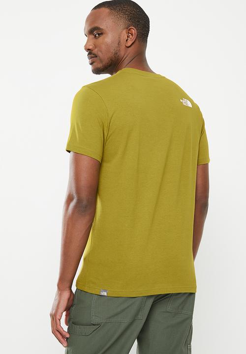 The North Face - M short sleeve mountain line tee - sulphur moss