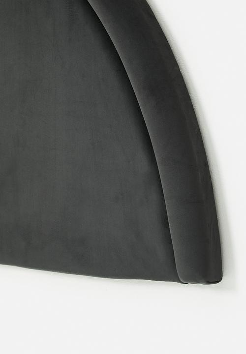 Sixth Floor - Noah headboard Queen - charcoal