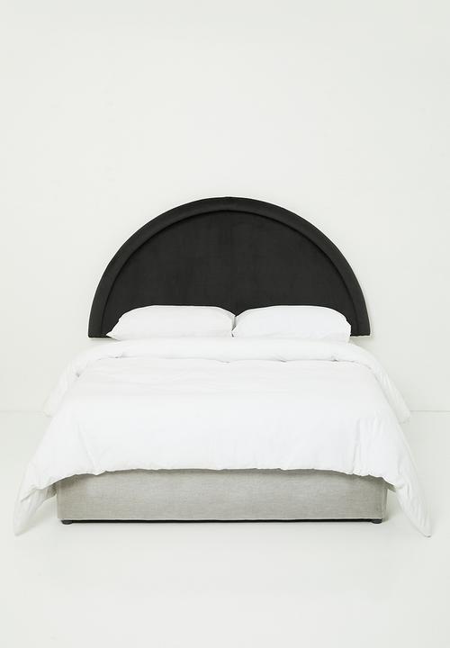 Sixth Floor - Noah headboard Queen - charcoal