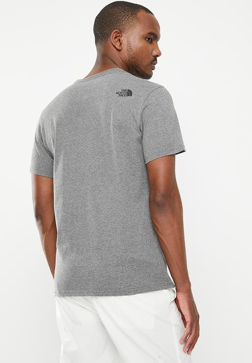The North Face - M short sleeve simple dome tee - medium grey 