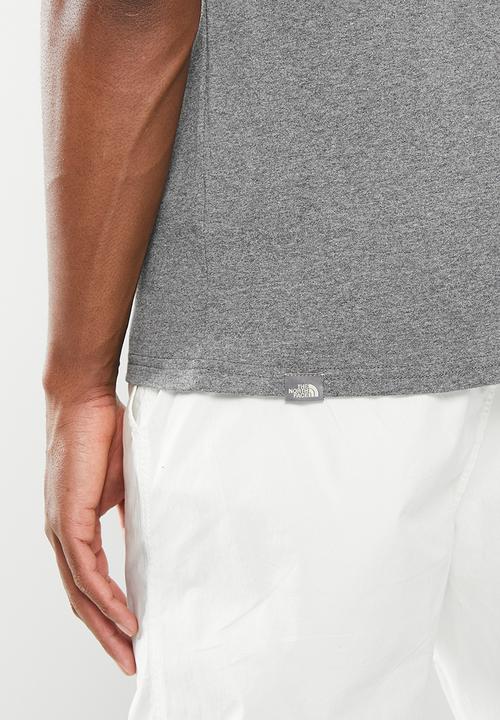 The North Face - M short sleeve simple dome tee - medium grey 
