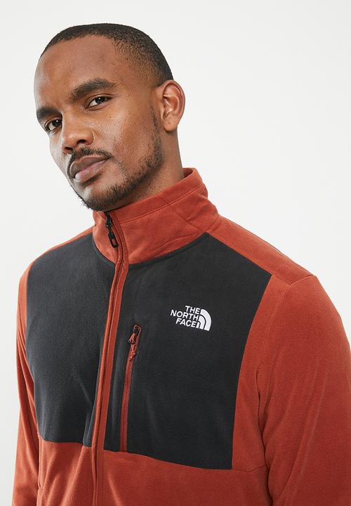 The North Face - M Homesafe full zip fleece - brandy brown-tnf black 