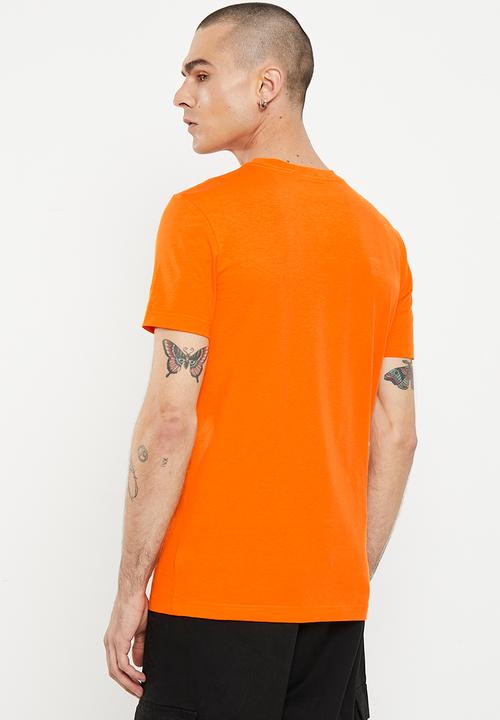 Calvin Klein - Micro monologo tee - vibrant orange