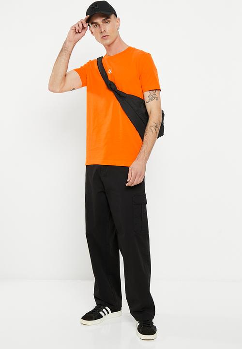 Calvin Klein - Micro monologo tee - vibrant orange