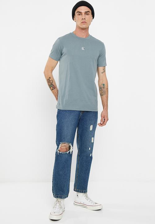 Calvin Klein - Micro monologo tee - overcast grey