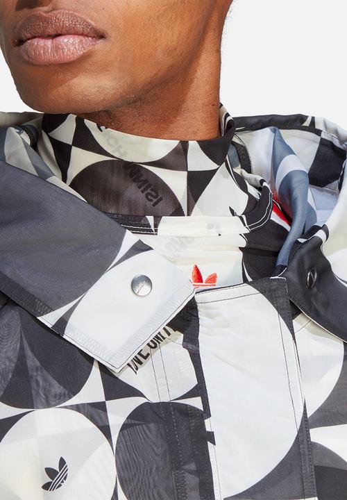 adidas Originals - Pride parka - off white & black