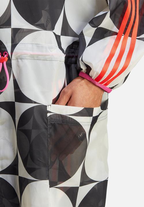 adidas Originals - Pride parka - off white & black