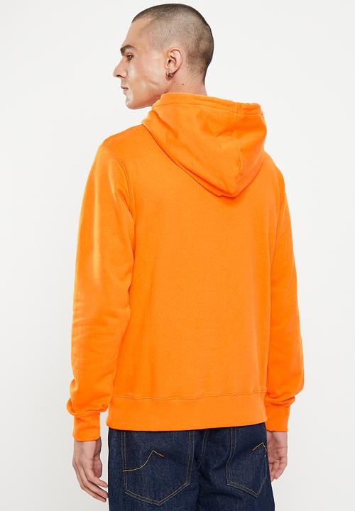Calvin Klein - Seasonal monologo regular hoodie - vibrant orange
