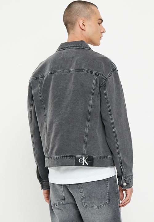 Calvin Klein - Regular 90s denim jacket - denim black