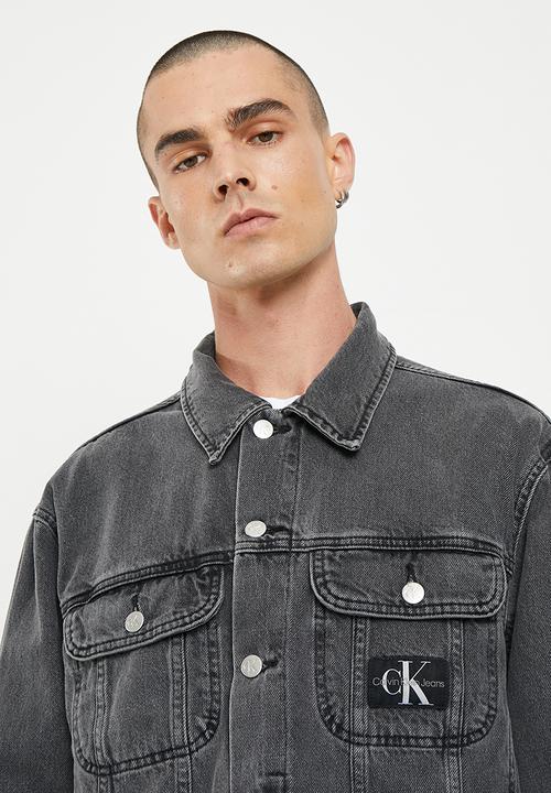 Calvin Klein - Regular 90s denim jacket - denim black