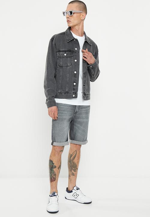 Calvin Klein - Regular 90s denim jacket - denim black