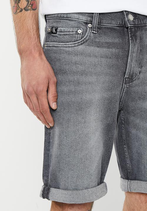 Calvin Klein - Slim short - denim grey