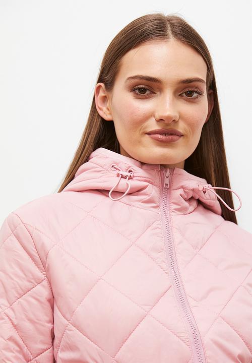 edit - Everyday quilted puffer - dusty pink