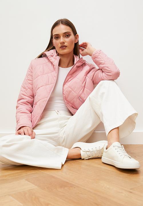 edit - Everyday quilted puffer - dusty pink