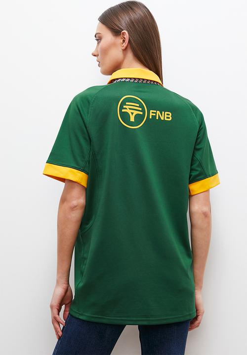 Nike - Women's Springbok stadium jersey home - gorge green/university gold